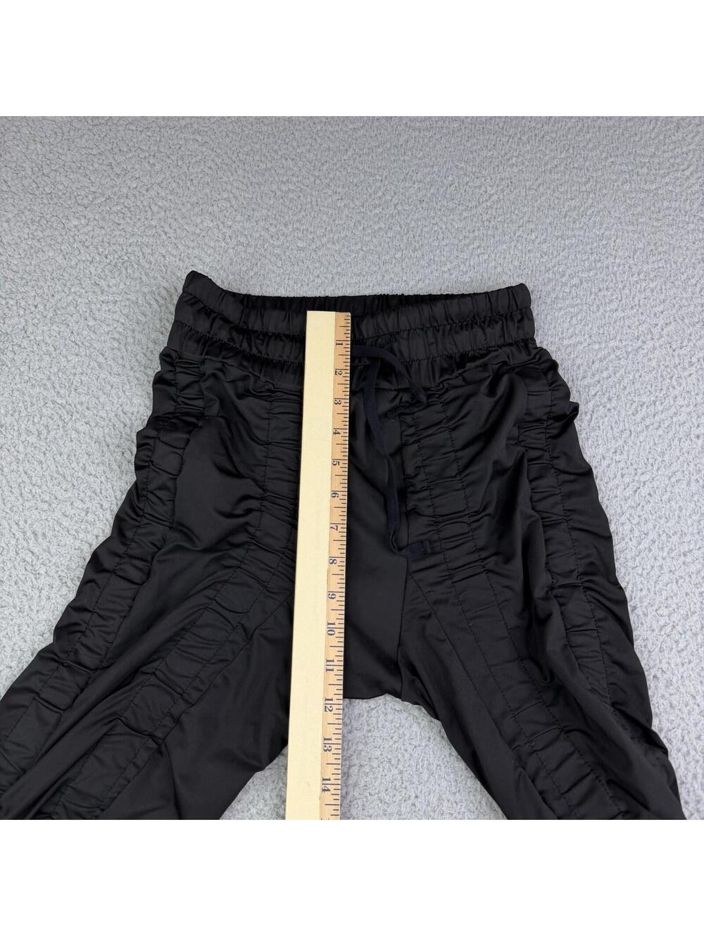 Agogie Wearable Resistance +20 Ruched Black Pants Women's Medium Strectch Sculpt - Picture 8 of 11